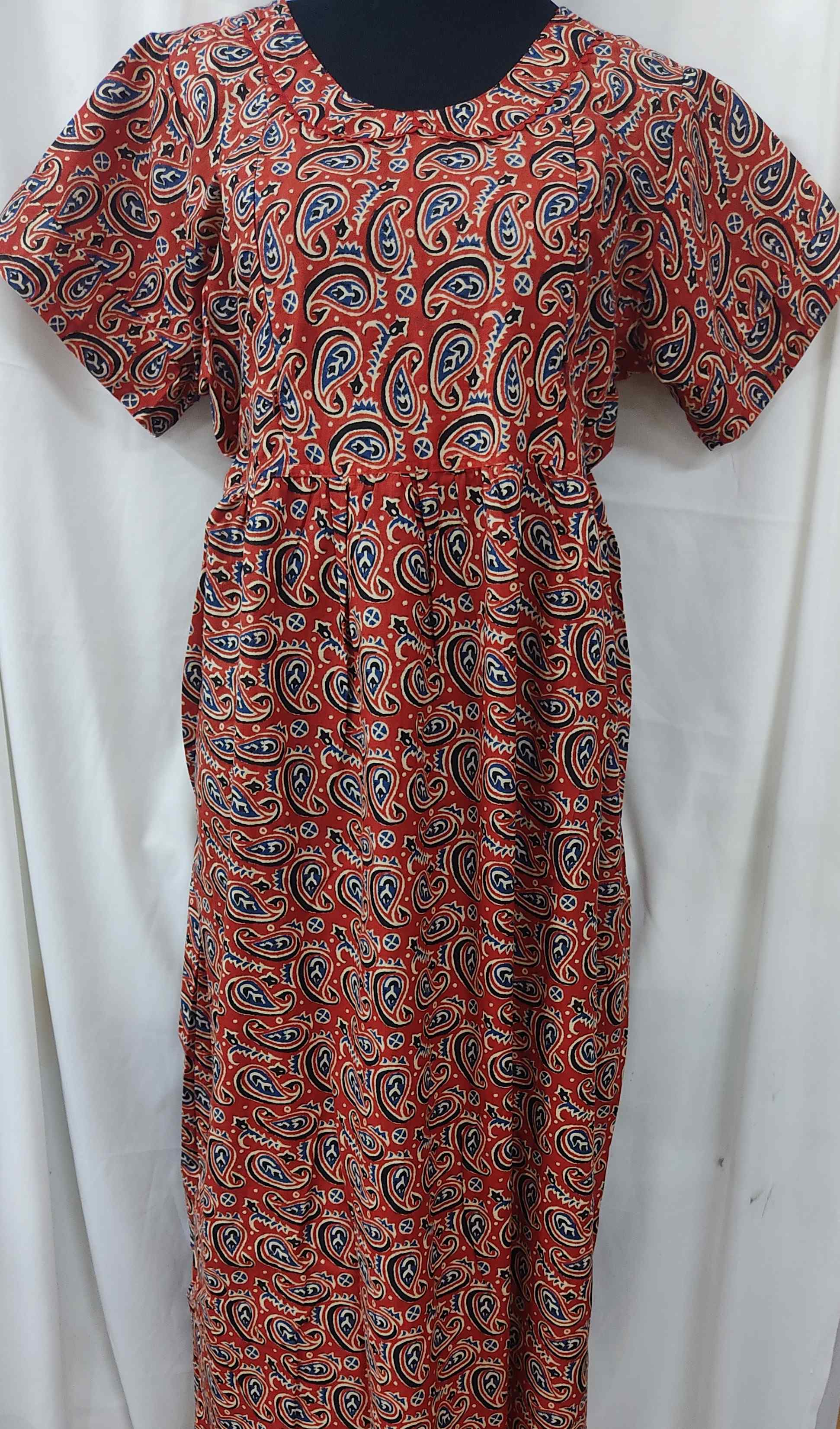 Cotton Side zip, Side elastic Medium Plus Printed Maternity Wear