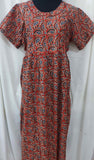 Soft Cotton Side zip, Side elastic Large Printed Maternity Wear