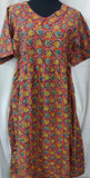 Soft Cotton Side zip, Side elastic Large Printed Maternity Wear