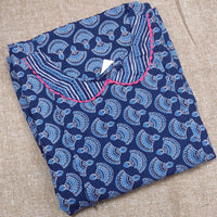 Soft Cotton Side zip, Tying String Medium Plus Printed Maternity Wear