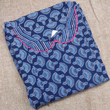 Soft Cotton Side zip, Tying String Medium Plus Printed Maternity Wear
