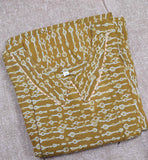 Soft Cotton Side zip, Side elastic Medium Plus Printed Maternity Wear