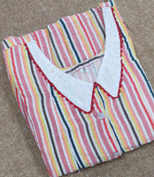 Bantex Side zip, With Pockets, Full Open Medium Printed Maternity Wear