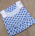 Cotton Pleated , Full Open Medium Printed Nighty