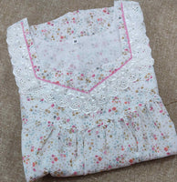 Soft Cotton Pleated , With Pockets, No Open Medium Printed Nighty