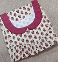 Cotton Pleated , With Pockets, Half Open Large Printed Nighty