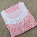 Cotton Pleated , Full Open Large Printed Nighty