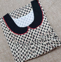 Cotton Pleated , With Pockets, No Open Small Printed Nighty