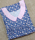 Cotton Pleated , With Pockets, No Open Small Printed Nighty