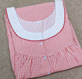 Cotton Pleated , With Pockets, Half Open Large Printed Nighty