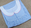 Cotton Pleated , With Pockets, Half Open Large Printed Nighty