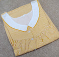 Cotton Pleated , With Pockets, Half Open Large Printed Nighty