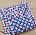 Cotton Pleated , Side zip, Side elastic Medium Plus Printed Maternity Wear