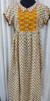 Cotton Pleated , Side zip, With Pockets, Side elastic Medium Plus Printed Maternity Wear