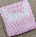 Cotton Pleated , Side zip, Side elastic Medium Plus Printed Maternity Wear