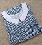 Cotton Pleated , With Pockets, Half Open Medium Printed Nighty