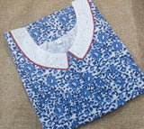 Cotton Pleated , With Pockets, No Open Medium Printed Nighty
