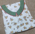Rayon Pleated , With Pockets, Half Open Medium Printed Nighty
