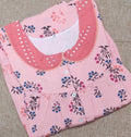 Rayon Pleated , With Pockets, Half Open Medium Printed Nighty