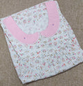 Cotton Pleated , With Pockets, Half Open Medium Printed Nighty