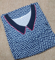 Soft Cotton Pleated , No Open Medium Printed Nighty
