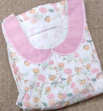 Cotton Pleated , With Pockets, Half Open Medium Printed Nighty