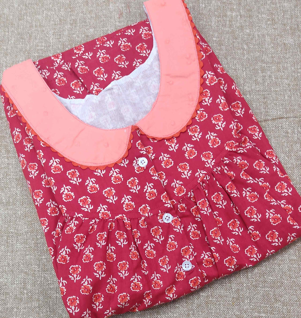 Cotton  Medium Printed Nighty