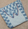 Cotton Pleated , Side zip, Side elastic Medium Plus Printed Maternity Wear