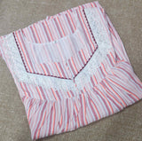 Cotton Pleated , With Pockets, No Open Medium Printed Nighty
