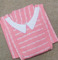 Cotton Pleated , Side zip, Side elastic Small Printed Maternity Wear