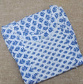 Cotton Pleated , Side zip, Side elastic Medium Plus Printed Maternity Wear