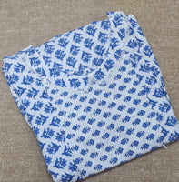 Cotton Pleated , Side zip, Side elastic Medium Plus Printed Maternity Wear