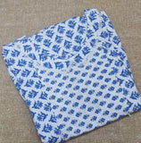 Cotton Pleated , Side zip, Side elastic Medium Plus Printed Maternity Wear