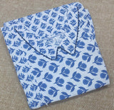 Cotton Pleated , Side zip, Side elastic Large Printed Maternity Wear
