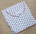 Cotton Pleated , Side zip, Side elastic Large Printed Maternity Wear
