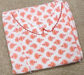Cotton Pleated , Side zip, Side elastic Large Printed Maternity Wear