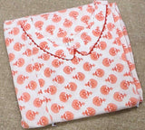 Cotton Pleated , Side zip, Side elastic Large Printed Maternity Wear