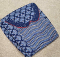 Cotton Pleated , Side zip, Side elastic Large Printed Maternity Wear