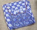 Cotton Pleated , Side zip, Side elastic Large Printed Maternity Wear