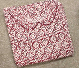 Cotton Pleated , Side zip, Side elastic Large Printed Nighty
