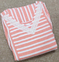 Cotton Pleated , Side zip, With Pockets, Side elastic Large Printed Maternity Wear