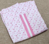Cotton Pleated , Side zip, Side elastic Large Printed Maternity Wear