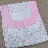 Cotton Pleated , With Pockets, Half Open Large Printed Nighty