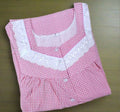 Cotton Pleated , With Pockets, Half Open Medium Printed Nighty