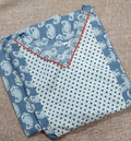 Cotton Pleated , Side zip, Side elastic Large Printed Maternity Wear