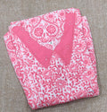 Cotton Pleated , Side zip, Side elastic Medium Plus Printed Maternity Wear