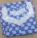 Cotton Pleated , Side zip, Side elastic, Full Open Small Printed Maternity Wear