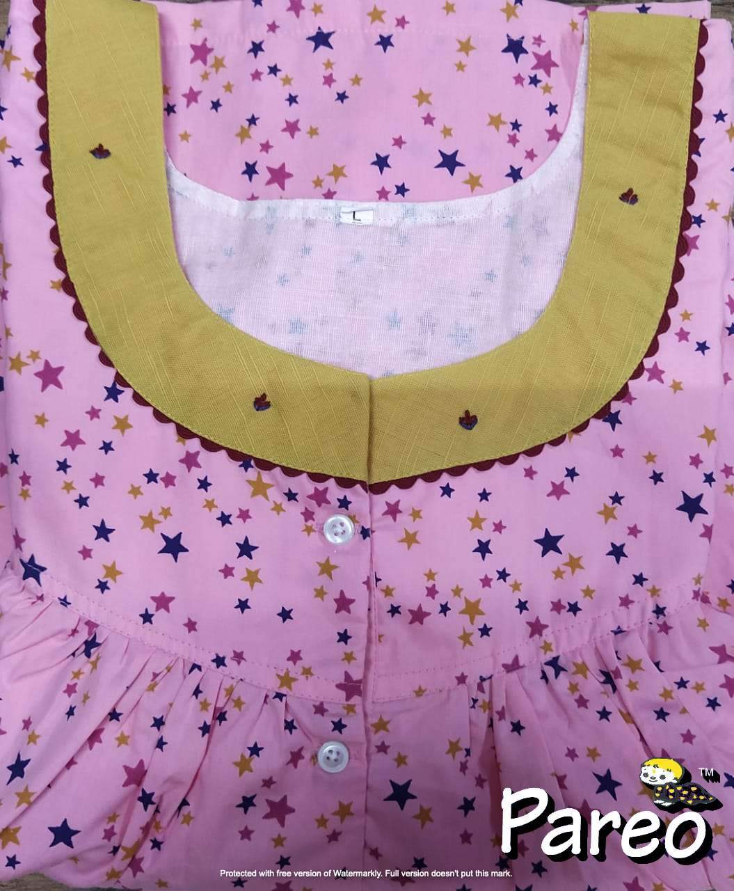 Cotton printed Nighty  for women