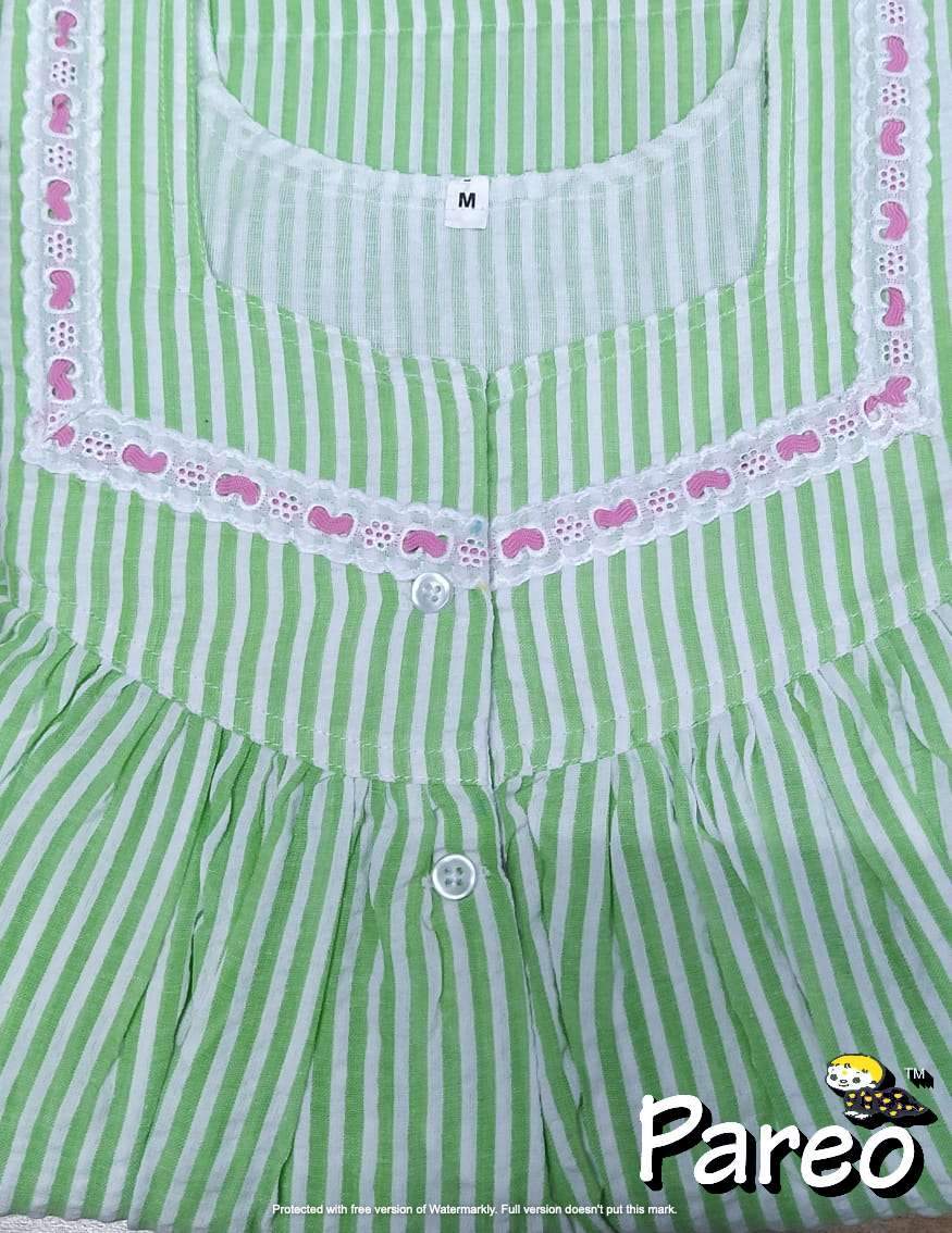 Cotton printed Nighty in medium size  for women
