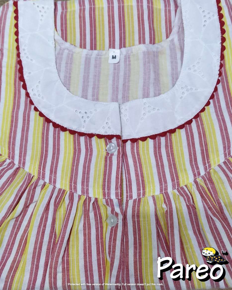 Cotton printed Nighty in medium size  for women